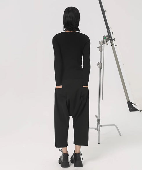 Cropped Harem Pants